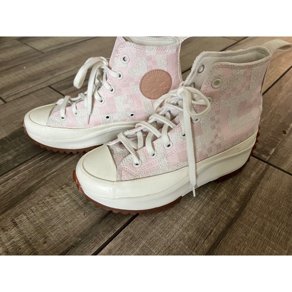 Converse Shoes - Converse Run Star Hike Platform High Egret Pink Clay Women's Size7.5